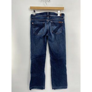 7 For All Mankind DOJO Bootcut Womens 26 Stretch J